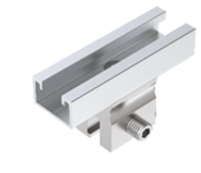 705621 TMDS08 Doppelfalzklemme mit Kurzschiene